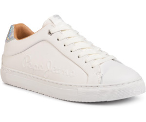 Mode & Accessoires Schuhe Schnürer Pepe Jeans Adams Logo Damen Sneaker in Weiß, 