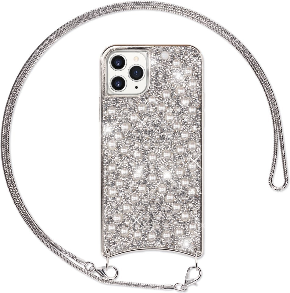 NALIA Glitzer Case (iPhone 11 Pro Max) Silver