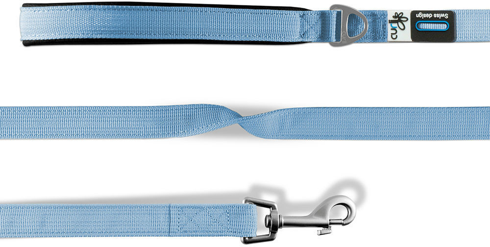 Curli Basic Leash Nylon 140x2cm Skyblue