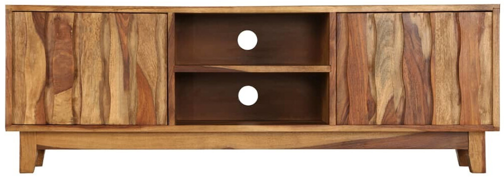 VidaXL Meuble TV bois sesham 118 x 30 x 40 cm