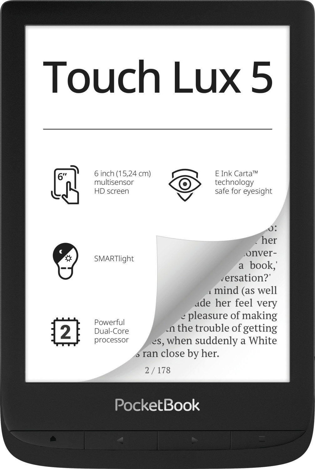PocketBook Touch Lux 5 Black