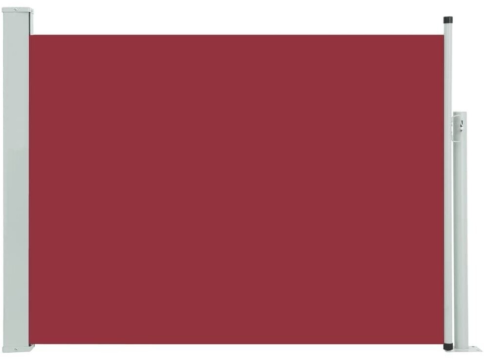 vidaXL Side Awning 500 x 100 cm Red