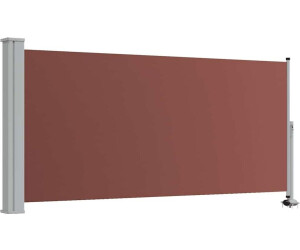 vidaXL Side Awning 300 x 120 cm Brown