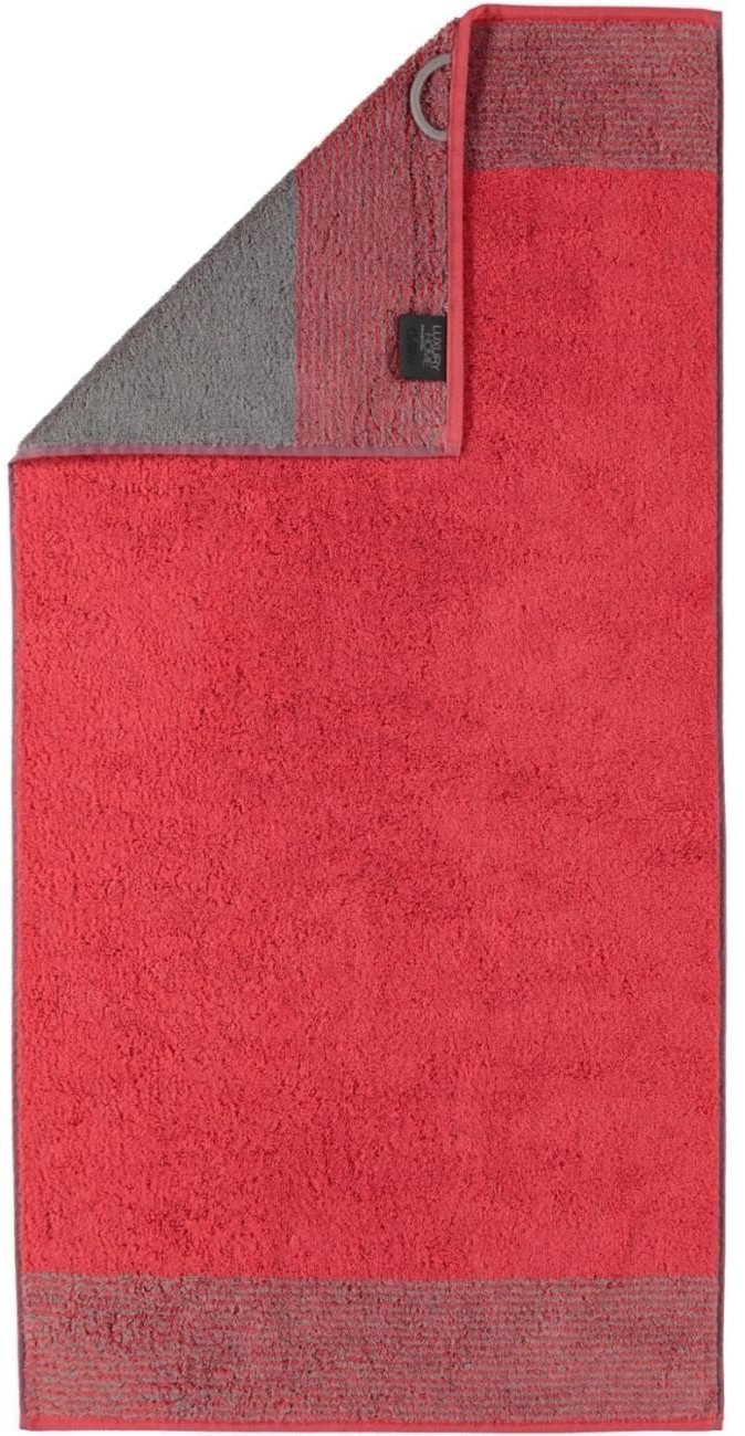 Cawö Two-Tone 80x150cm Red