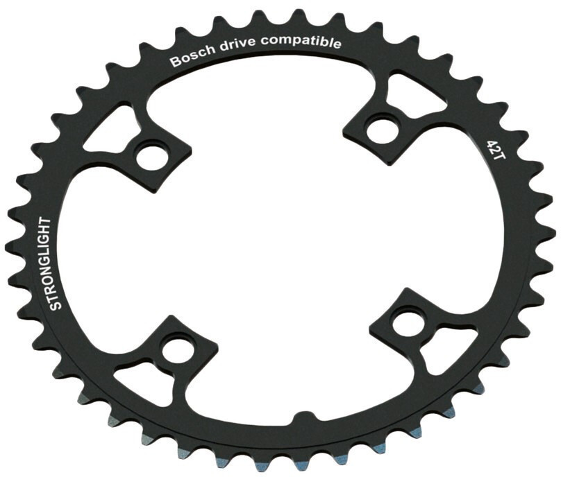 Stronglight E-Bike Chainring Bosch Gen1/3, Brose black 40T