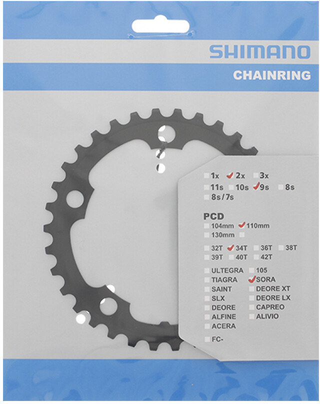 Photos - Bicycle Parts Shimano Sora FC-3550 Chainring black 46T 