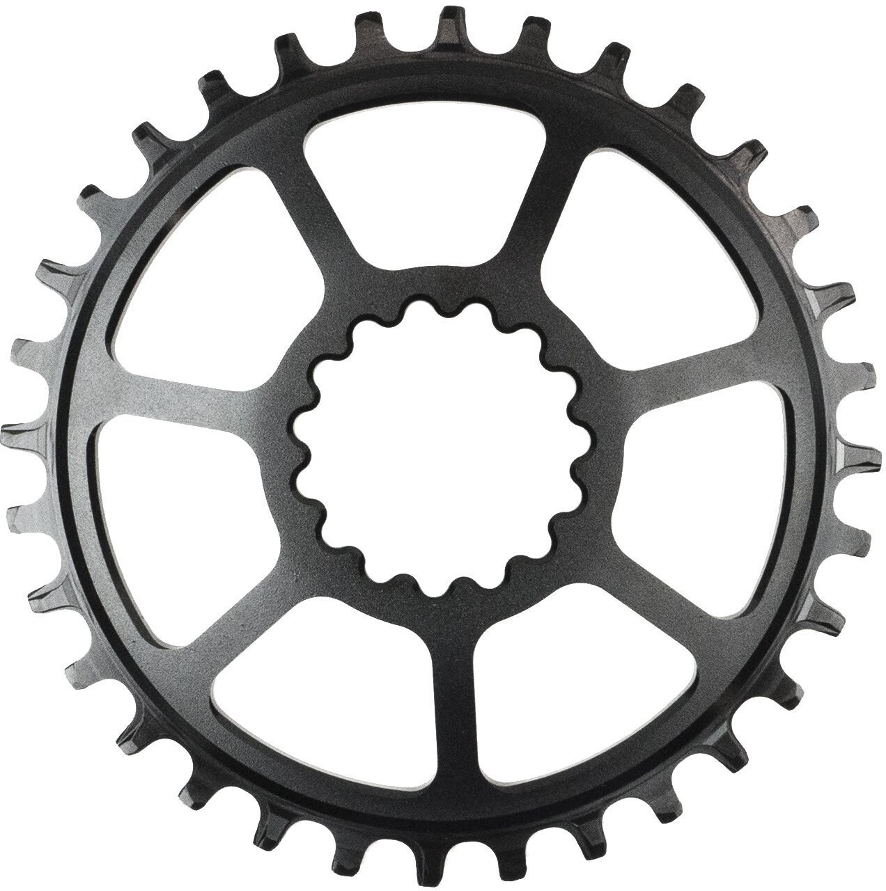 e*thirteen SL Guidering Chainring 10/11/12-fach Direct Mount black 36T