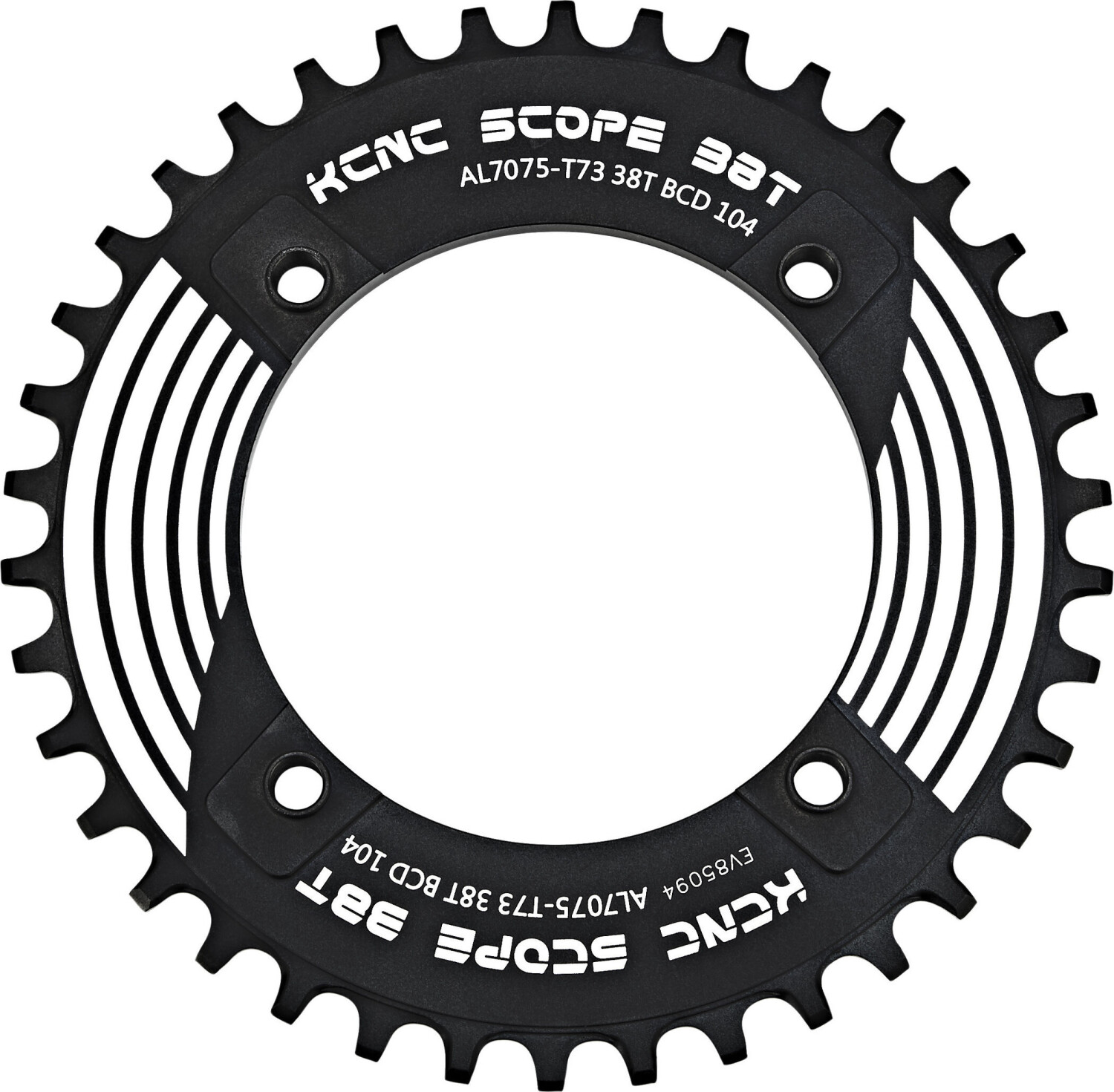 KCNC Chainring black 34T 2017 Chainring