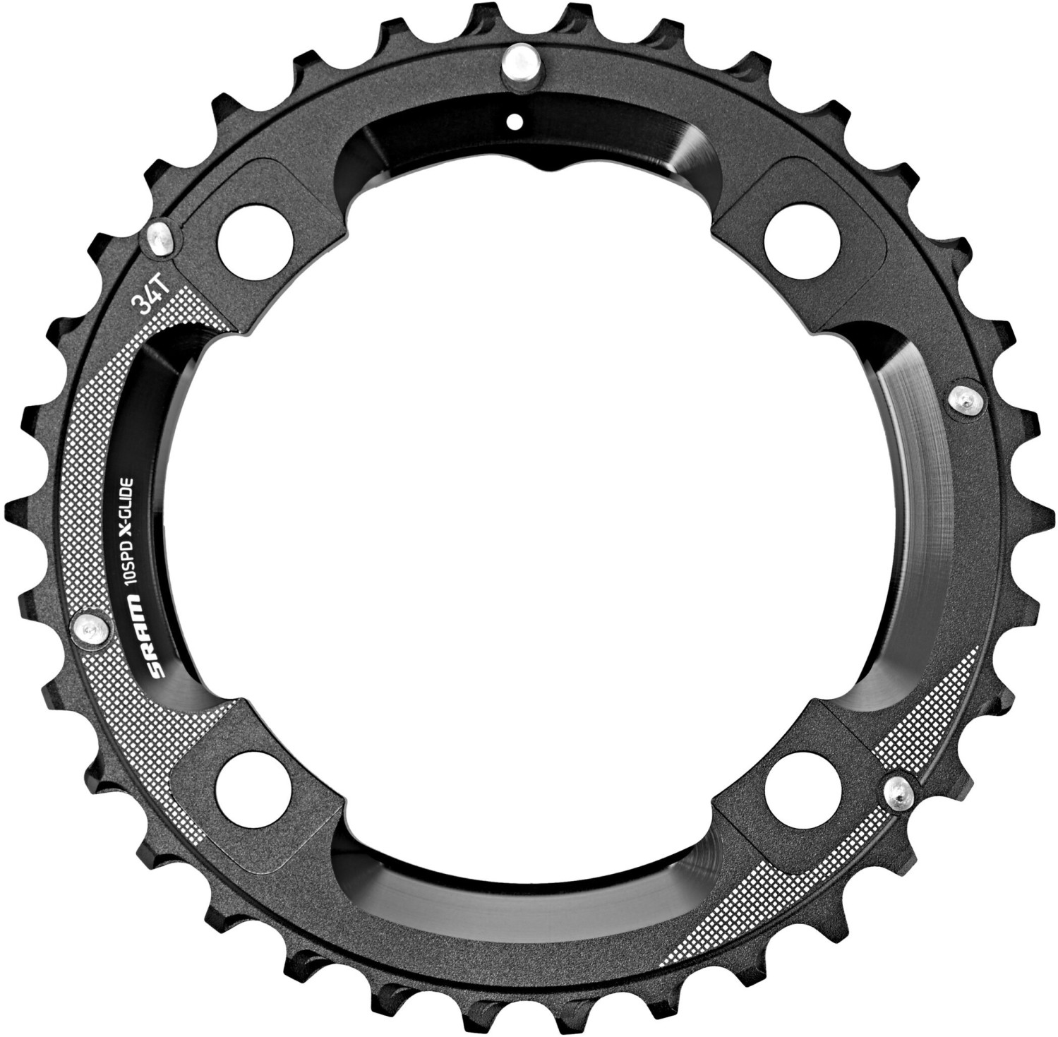 Quarq MTB GX Chainring 10-fach M-Pin 104mm black 34/36T