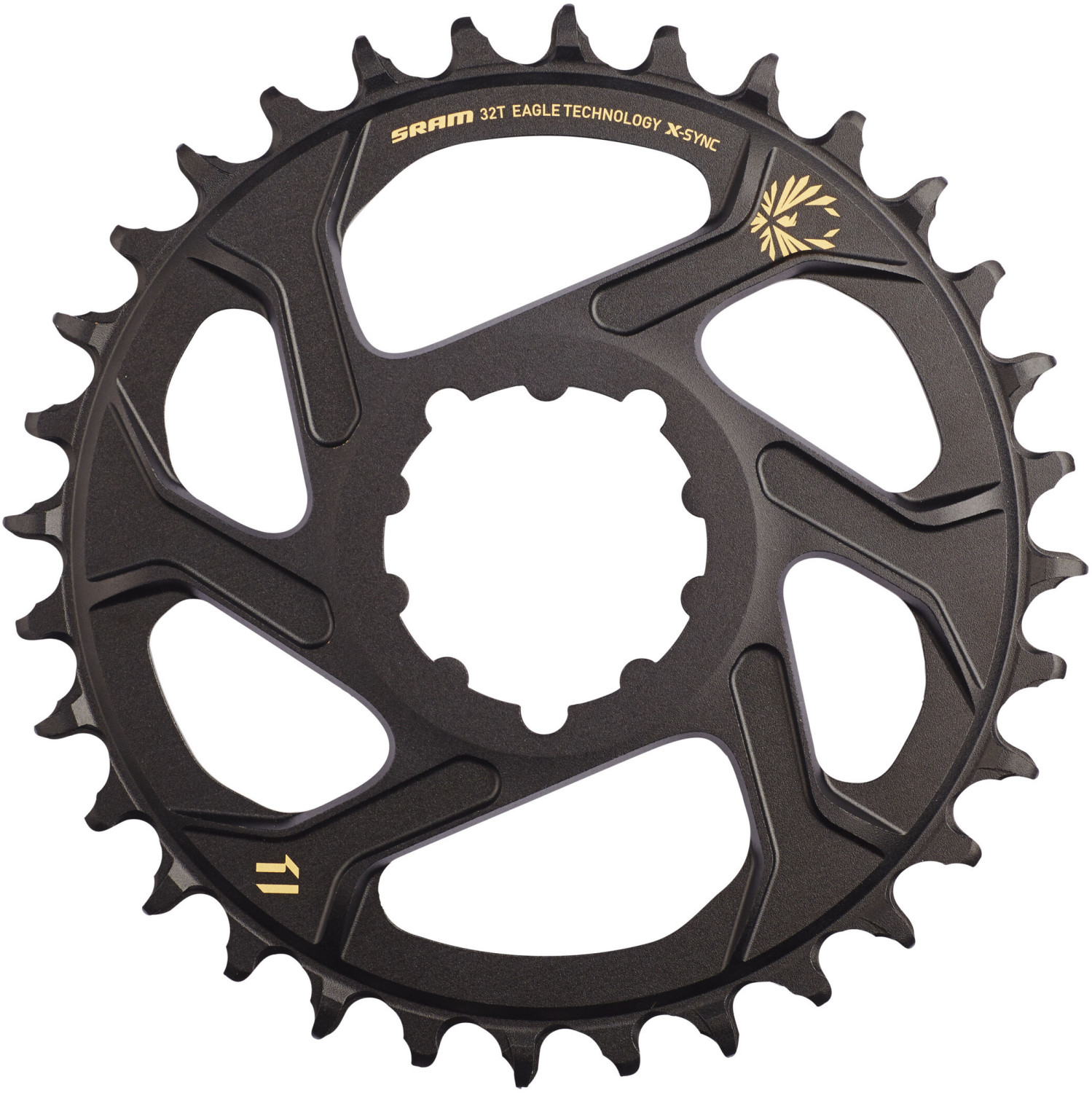 SRAM X-Sync 2 Chainring Direct Mount Aluminium 12-fach 3mm gold 34T