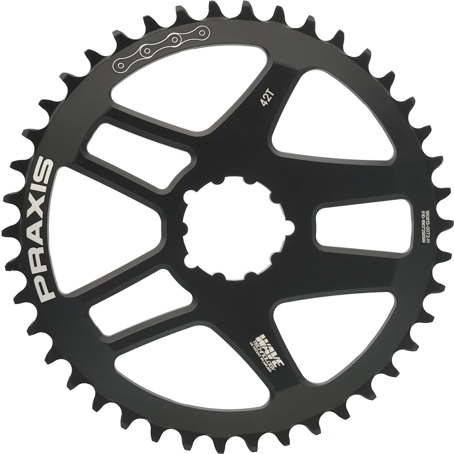 Praxis Works Wave Road Chainring 9/10/11/12-fach DM 48T