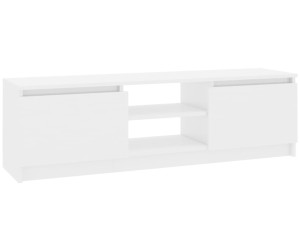vidaXL Lowboard White Glossy 120 x 30 x 35,5 cm