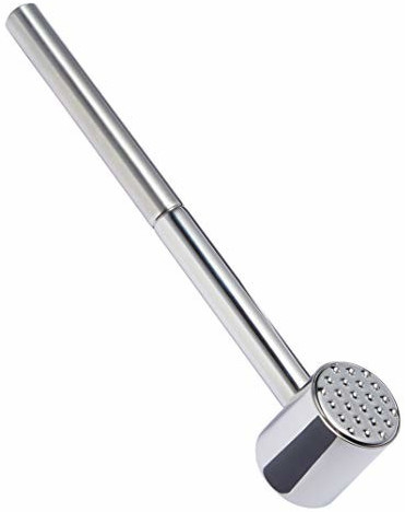 Kuhn Rikon 24148 Essential Meat Tenderizer, Stainless Steel, Silver, Stainless Steel