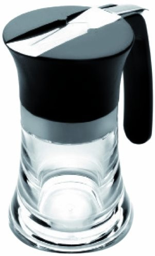 ibili Prism honey dispenser, stainless steel, black / transparent / silver, 10 x 7 x 12 cm