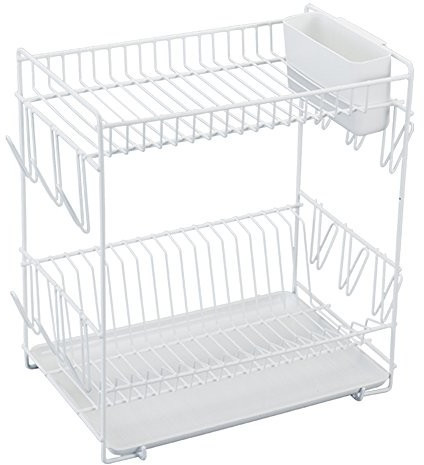 Sauvic 88980 Dish rack, large, white