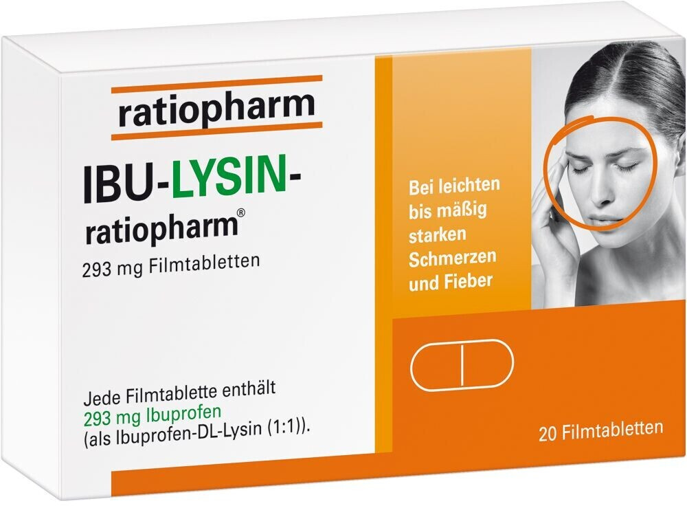 Ibu Lysin 293 mg Filmtabletten (20Stk.) ab € 3,22 | Preisvergleich bei