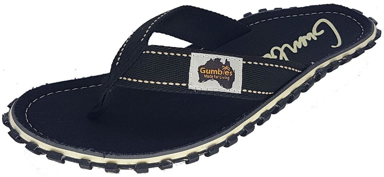 Gumbies Islander Canvas Flip-Flops black