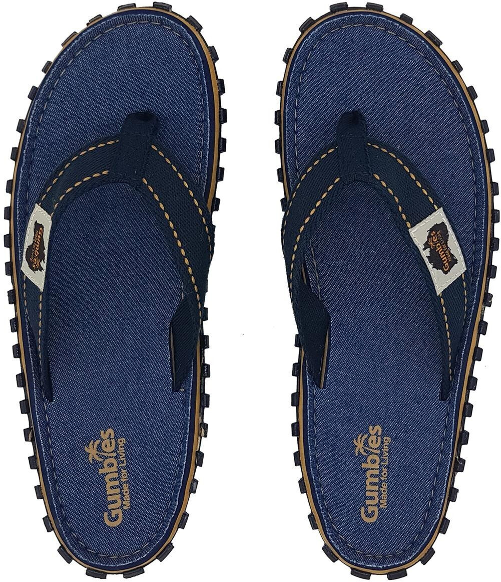 Gumbies Islander Canvas Flip-Flops dark denim