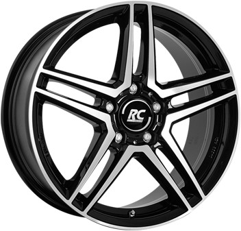RC Design RCD17 (6,5x17) black front polished