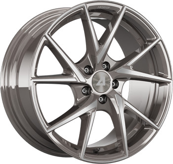 Alutec ADX.01 (8,5x19) metallic platinum front polished