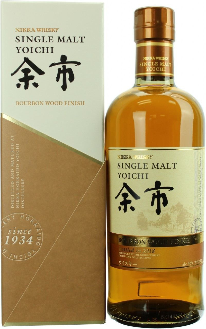 Nikka Single Malt Yoichi Bourbon Wood Finish 0.7 l 46%
