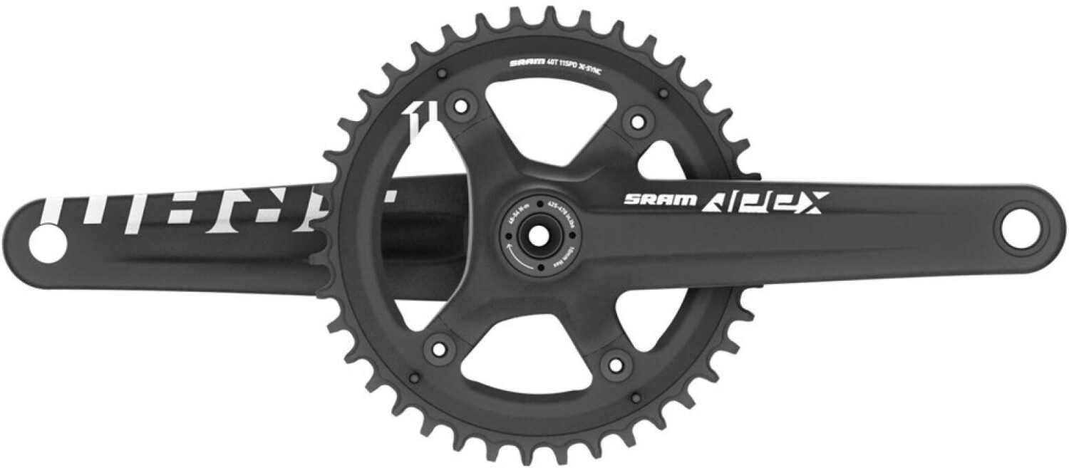 SRAM Apex 1 Crankset 42T 11-fach black 175mm