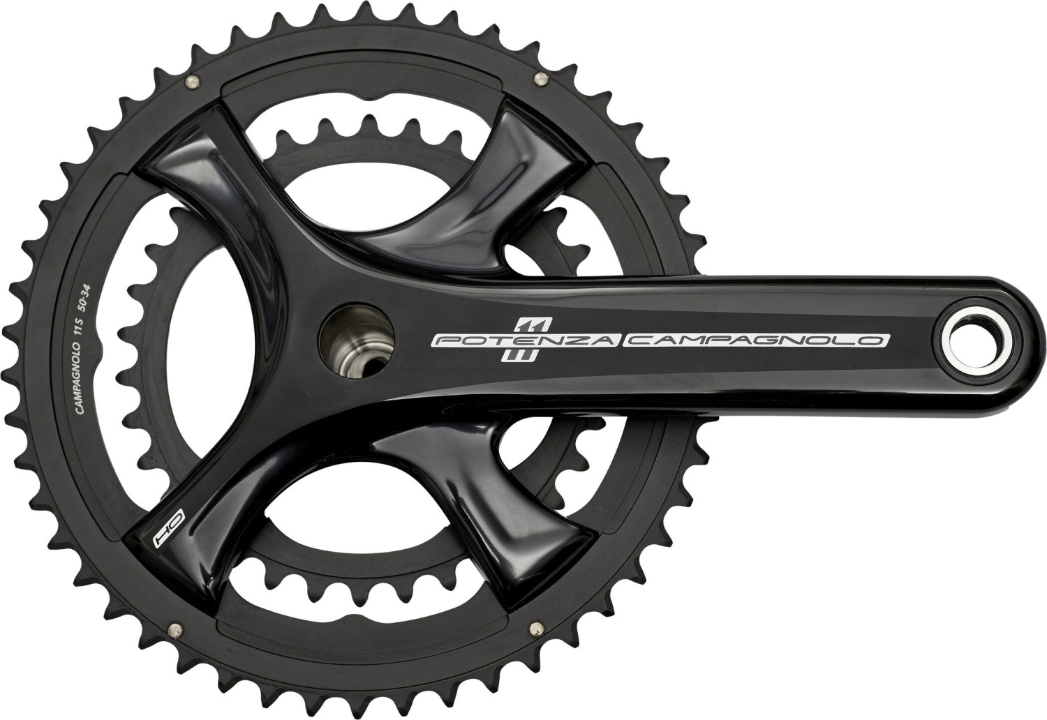 Campagnolo Potenza 11 Crankset 50/34T 11-fach black 172,5mm
