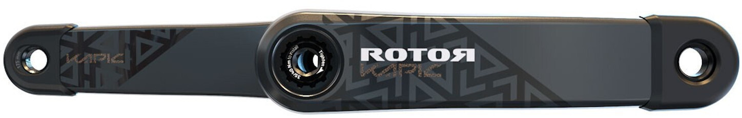 Rotor Kapic Carbon DM Crankset Marathon/XC MTB black 175mm