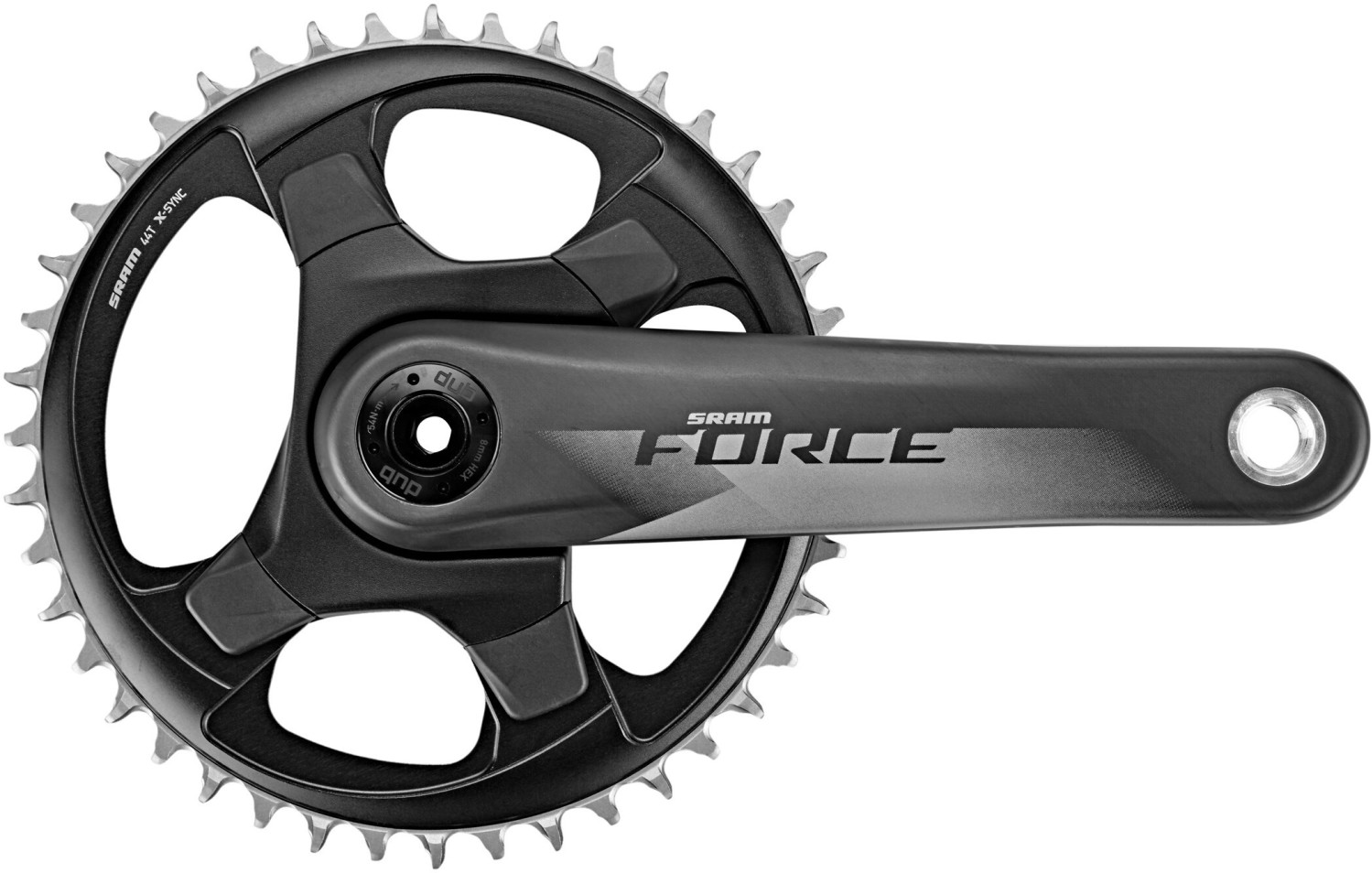 SRAM Force AXS Crankset 44T DUB black 172,5mm