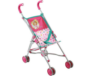 Mini Buggy Poussette Poupée Bayer Chic 2000 Roma Stars Violet - Pliable 50x29x57cm