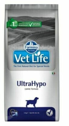 Vet Life Croquettes pour chien Farmina UltraHypo Dog 12kg Vet Life Croquettes pour chien Farmina UltraHypo Dog 12kg