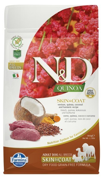 Farmina N&D Quinoa Skin Coat Deer