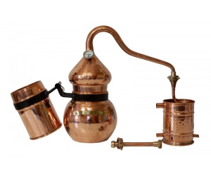 Modell "Kalif" mit Aromakorb und Thermometer Destille