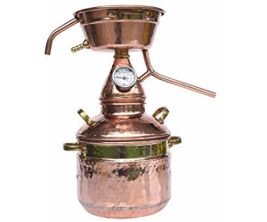 Richter 2L High-End Alquitara Destille mit Thermometer zur Herstellung ätherischer Öle Dr