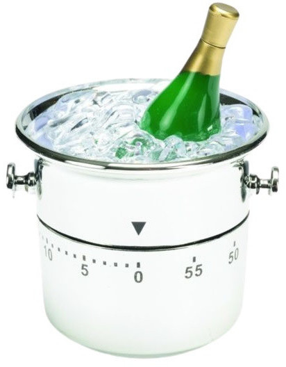 Patisse timer wine cooler 9.7 x 7.2 cm white / silver