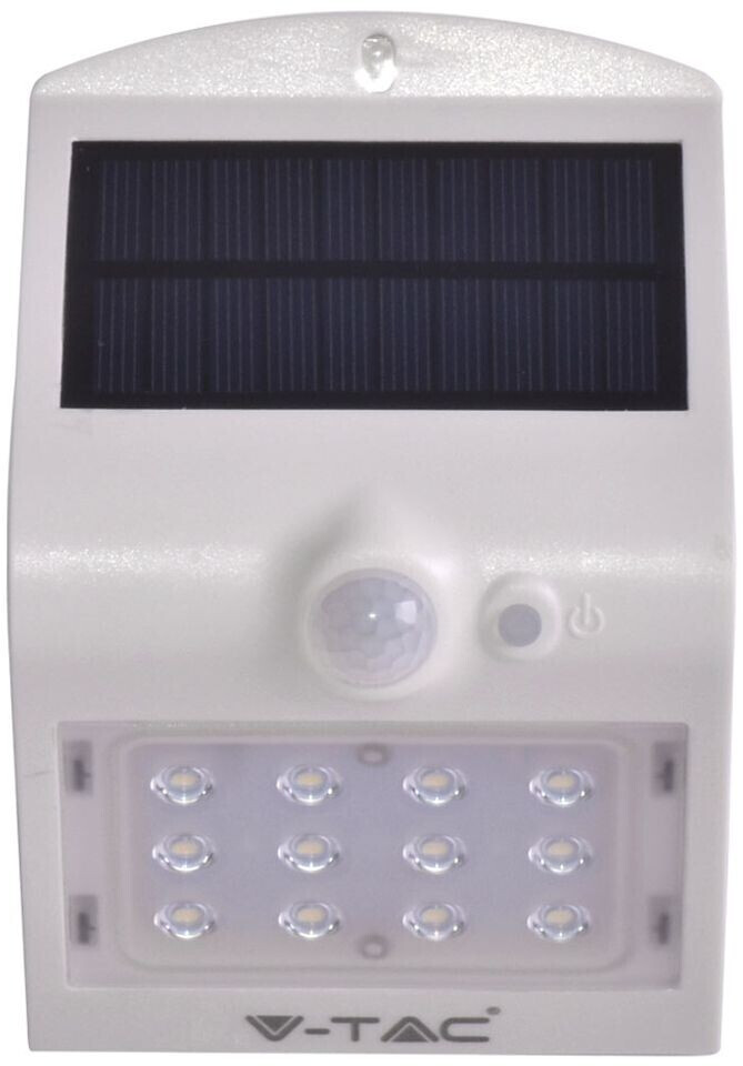 V-TAC SKU:6844 VT-11108 LAMPADA LED SOLARE 8W DA PARETE CON SENSORE DI  MOVIMENTO 3000K