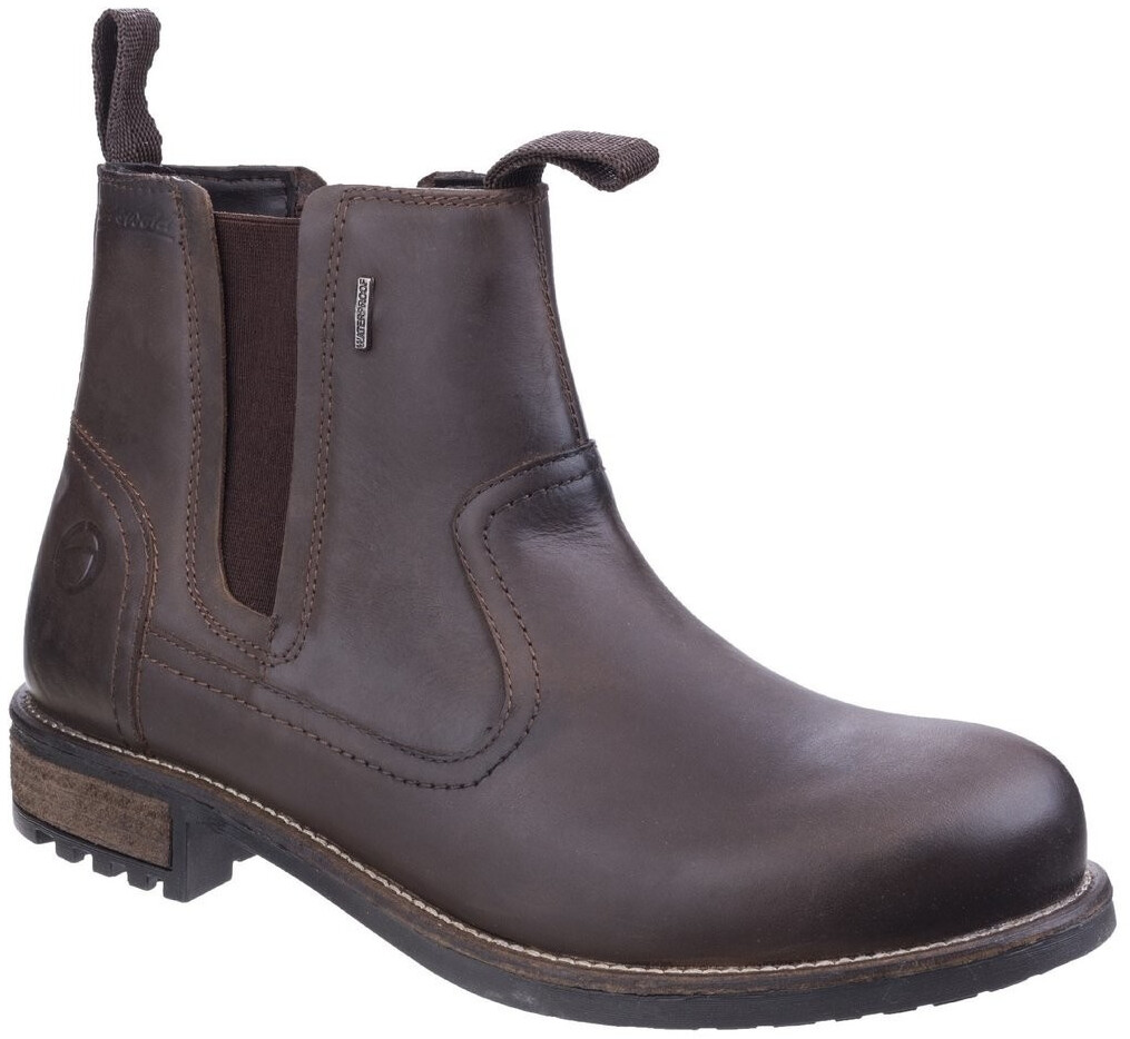 Cotswold Worcester Mens Chelsea Boots Brown