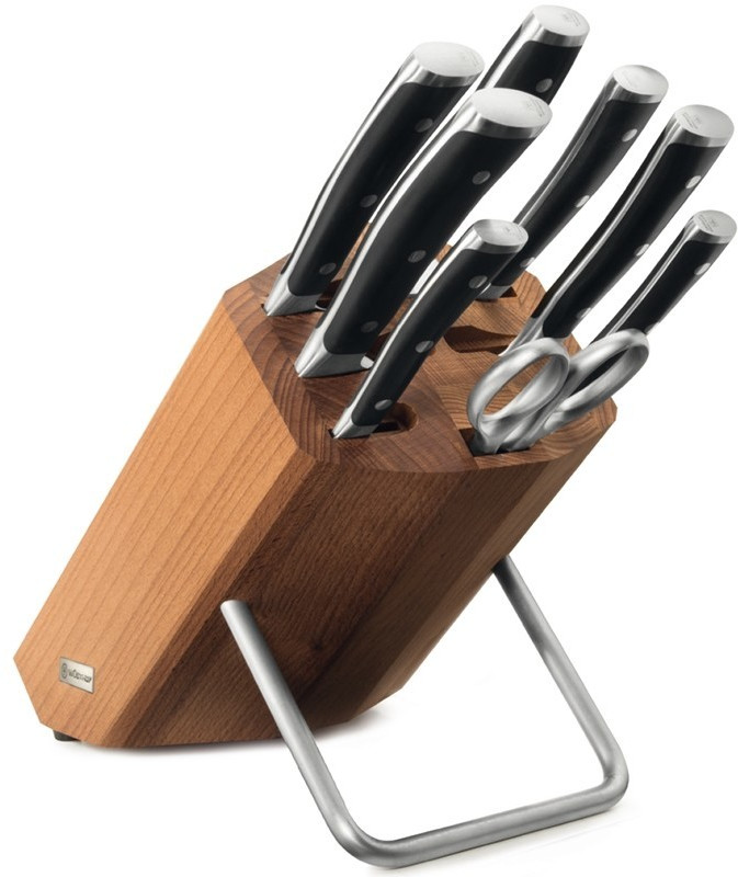 Wüsthof Classic Ikon Knife Block 8 pcs Thermal Beech