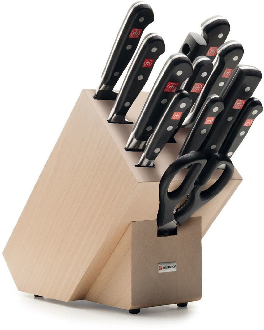 Wüsthof Classic Knife Block 12 pcs Beech nature