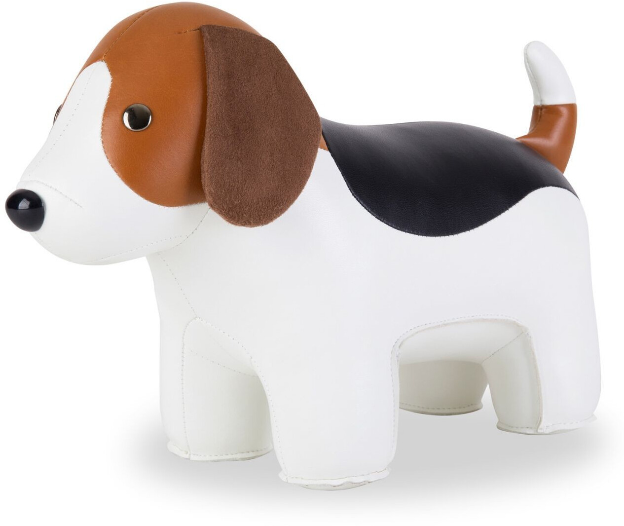 Zuny Doorstop Beagle white-tan