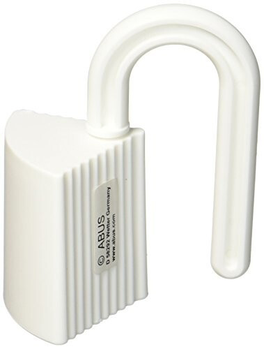 ABUS Doorstop Nessa hinge lock for doors and windows - pinch protection for fingers and hands - - white - 76974