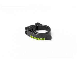 Sixpack Menace Sattelklemme Ø31,8mm black/neon yellow