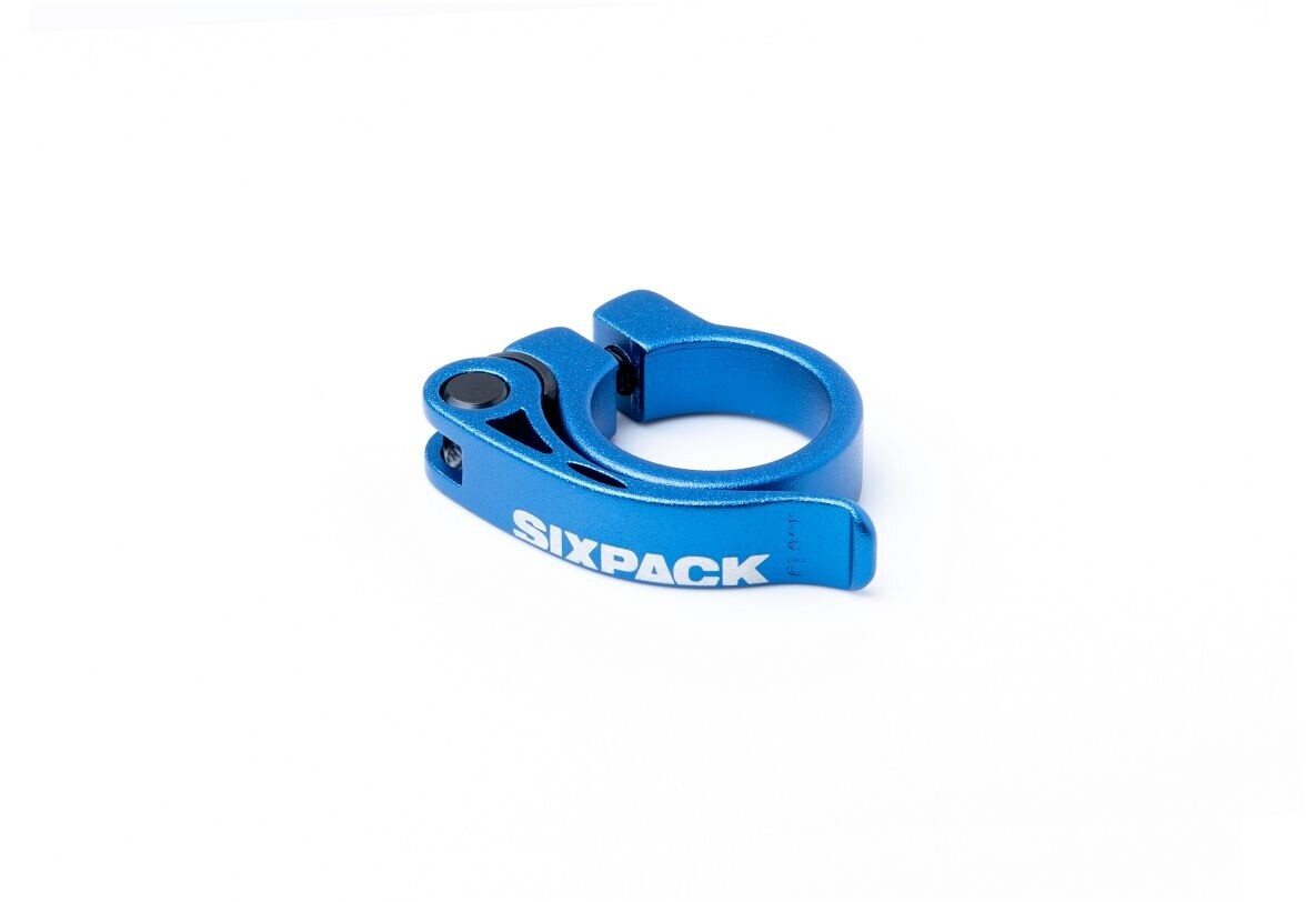 Sixpack Menace Sattelklemme Ø31,8mm blue