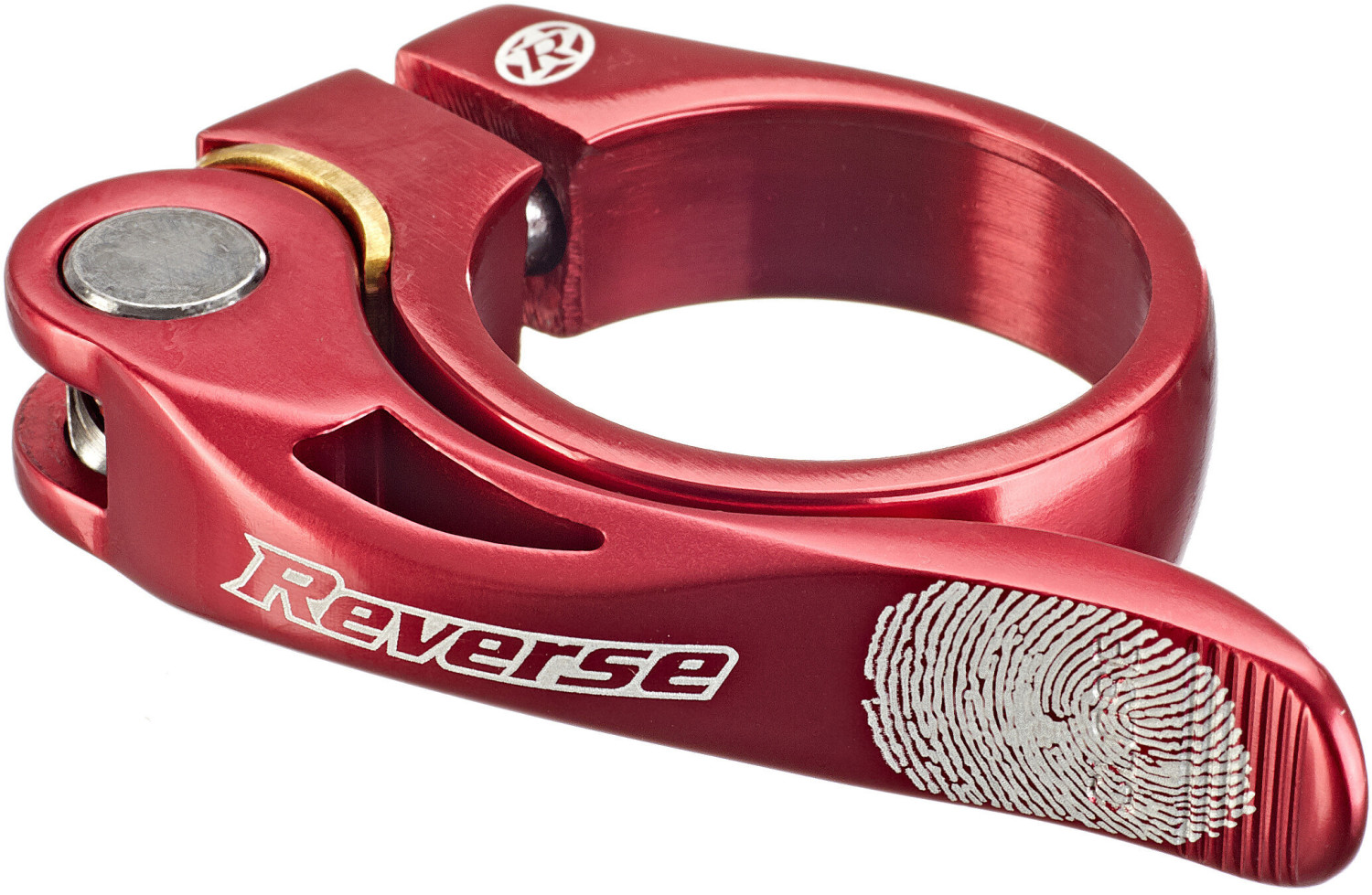 Reverse Long Life Seat clamp 34,9mm red