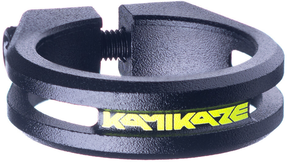 Sixpack Kamikaze Seat clamp Ø34,9mm black/neon yellow