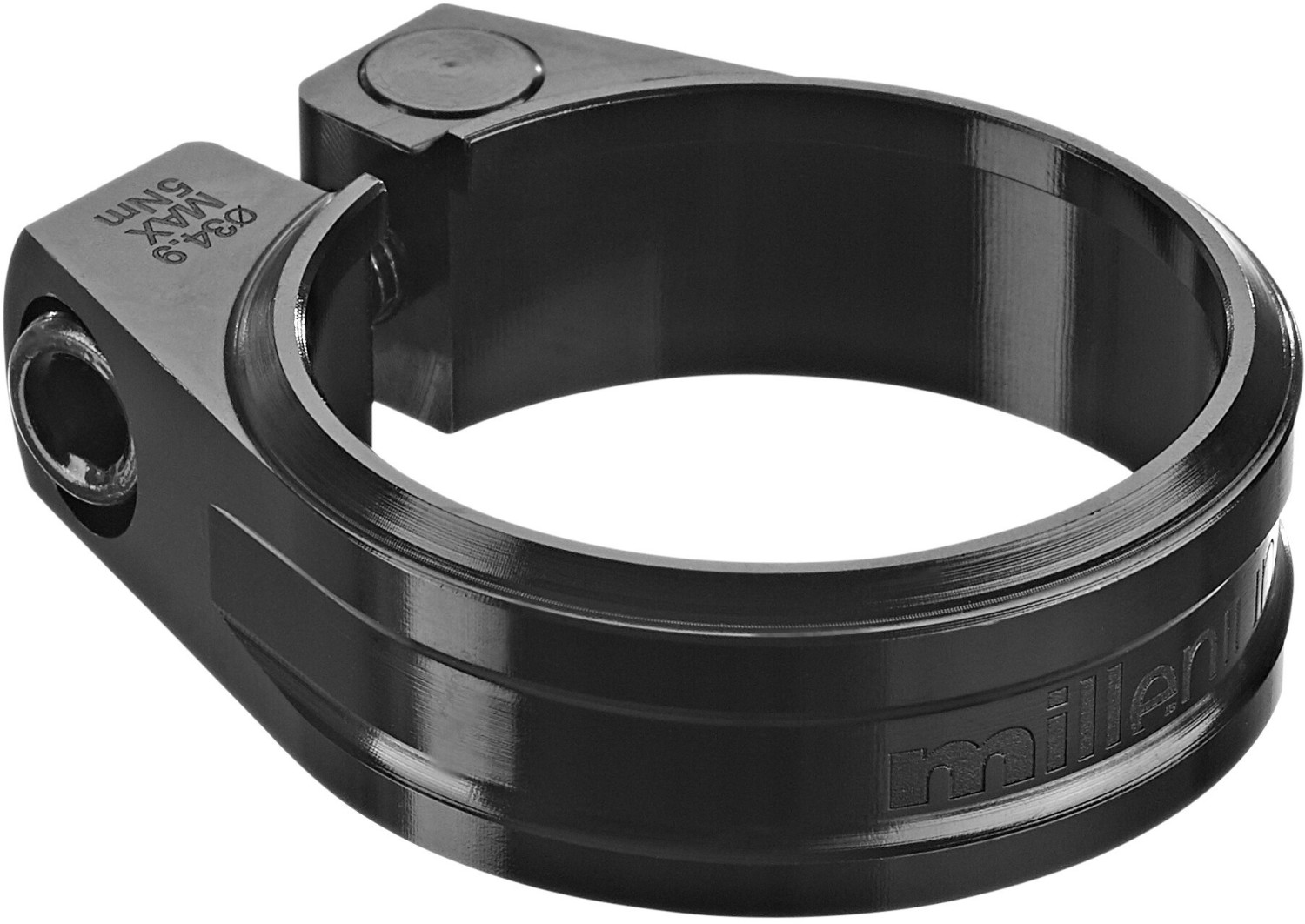 Sixpack Millenium Seat clamp Ø34,9mm black/chrome