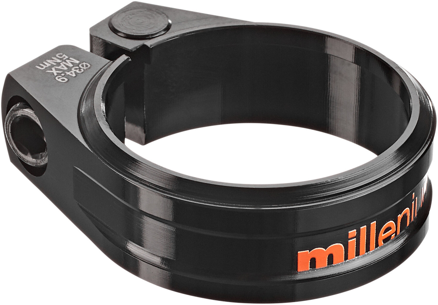 Sixpack Millenium Seat clamp Ø34,9mm black/orange