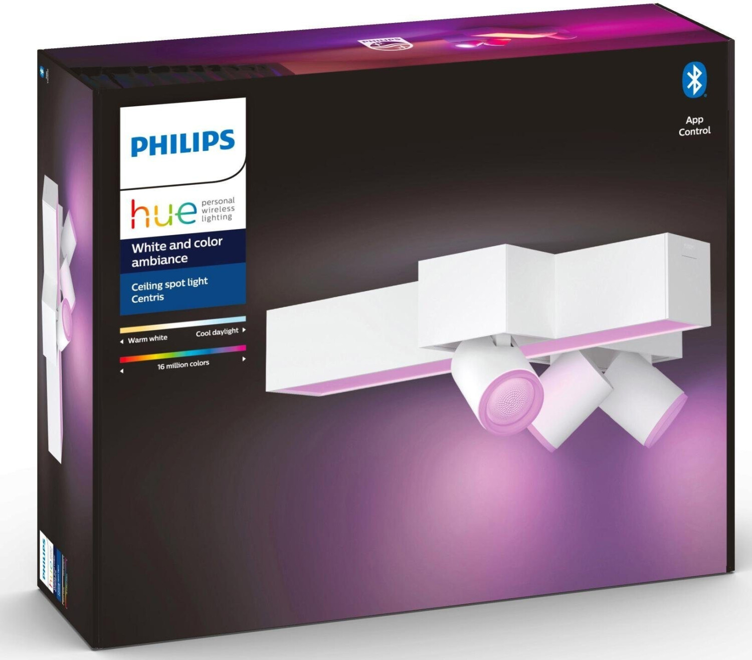 bei Ambiance Centris Hue (5060831P7) Color Philips 3er-Deckenspot White weiß 364,38 | And ab Preisvergleich Bluetooth € Cross