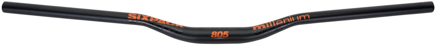 Sixpack Millenium805 handlebar Ø31,8mm 30mm black/orange 805mm