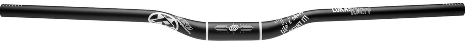 Reverse Lukas Knopf handlebar Ø31,8mm 25mm black/white 770mm